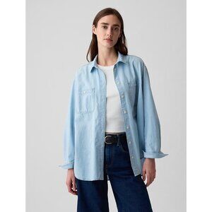 Gap Chambray Denim Big Shirt | Size M